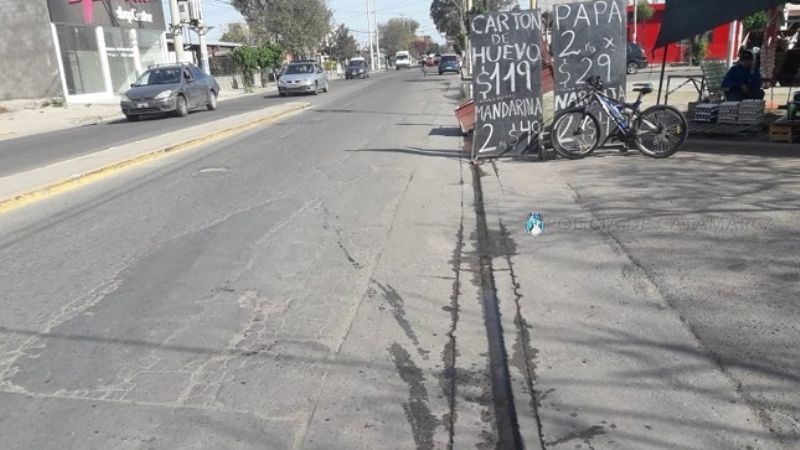 Ciclista lesionada en un siniestro vial
