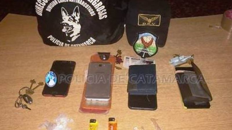 Jóvenes intentaron pasar con droga por el puesto de Las Rejas