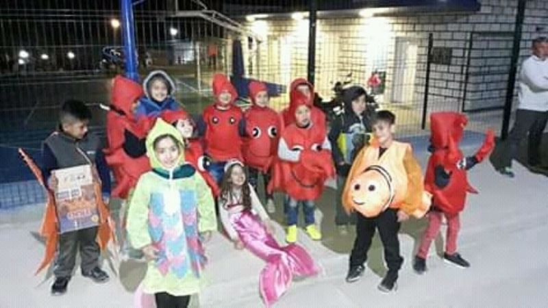 Gran festejo de los estudiantes en Mutquín