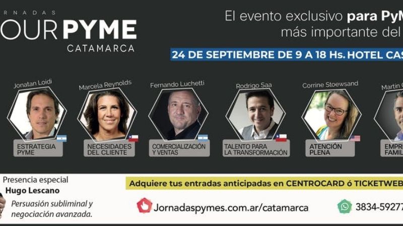 Jornadas Tour Pyme 2019 en Catamarca