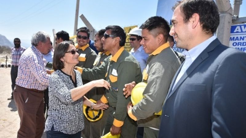 Corpacci visitó Belén donde inauguró obras