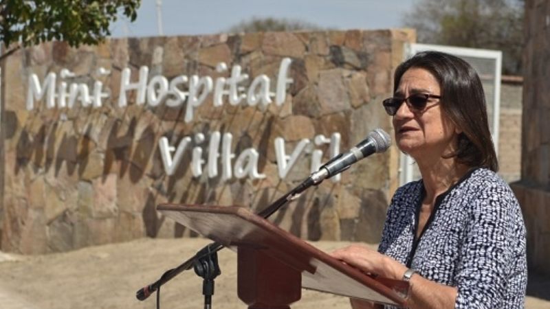 Corpacci visitó Belén donde inauguró obras