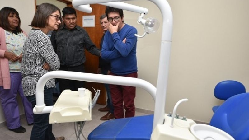 Corpacci visitó Belén donde inauguró obras