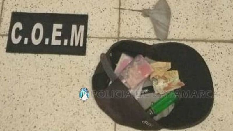 Tenía una "espadita" y dinero en efectivo