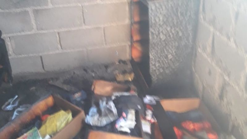 Pérdidas totales en el voraz incendio en dormitorio de una vivienda