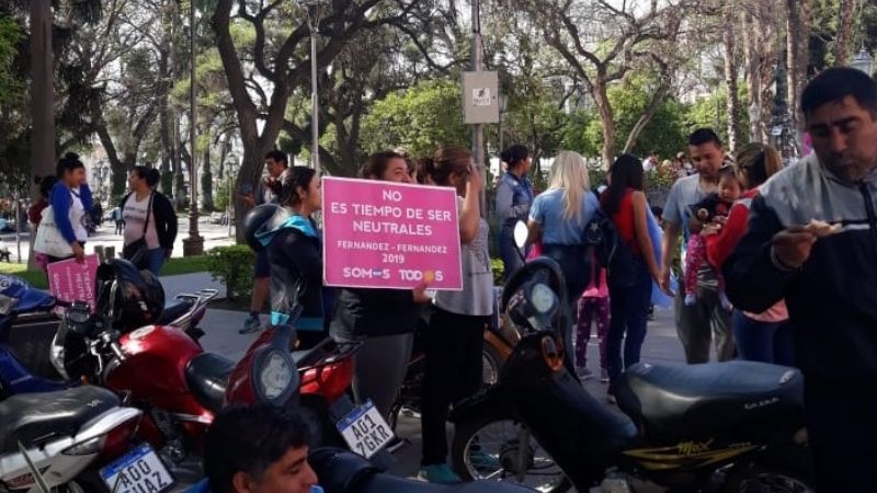Barrios de Pie se manifestó nuevamente por la emergencia alimentaria