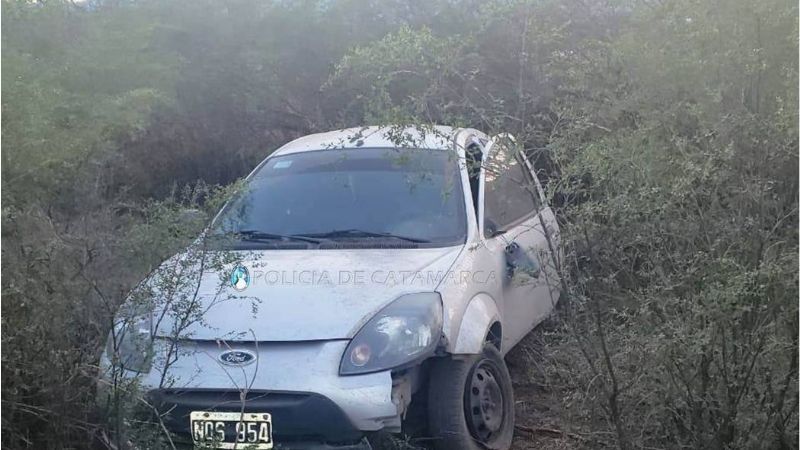 Perdió el control, se cruzó de carril y volcó en la ruta 38