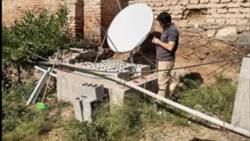 Instalan wifi libre en la plaza de Mutquín