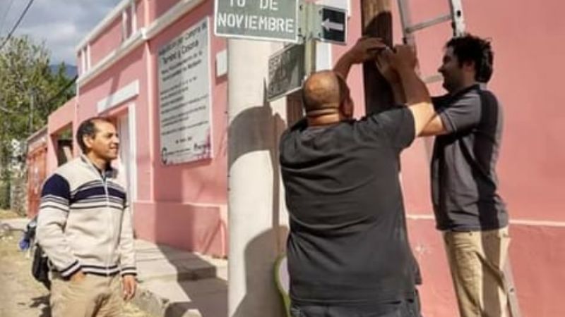 Instalan wifi libre en la plaza de Mutquín