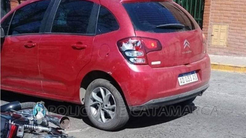 Chocaron en una rotonda