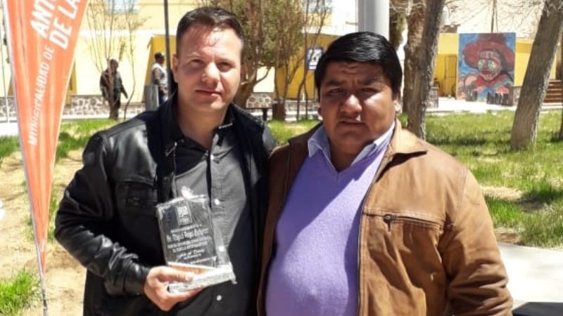 Dirigente andalgalense recibió reconocimiento en Antofagasta