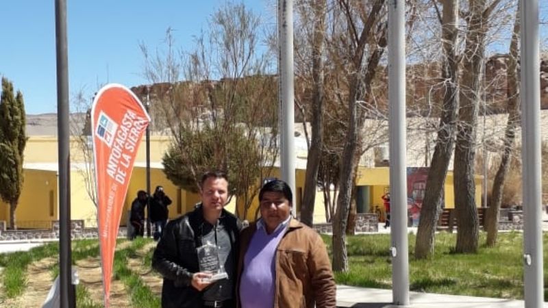 Dirigente andalgalense recibió reconocimiento en Antofagasta