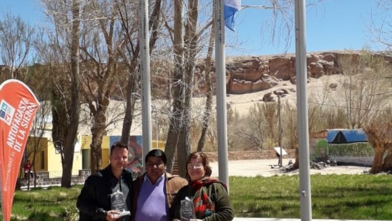 Dirigente andalgalense recibió reconocimiento en Antofagasta