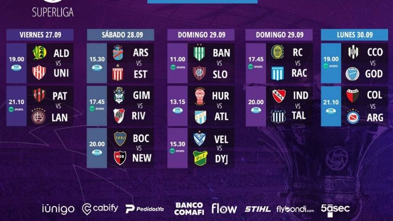 Aldosivi-Unión y Patronato-Lanús abren la 8va. de la Superliga