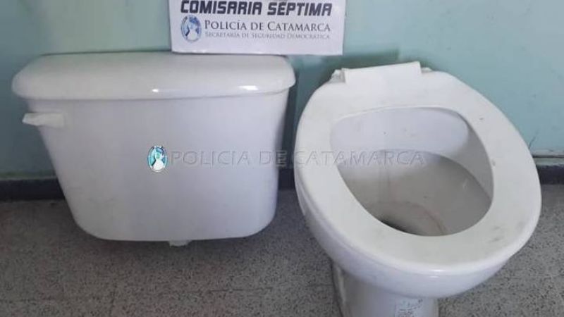 Dos aprehendidos y dos demorados por el robo de sanitarios