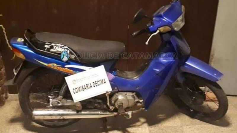 Jubilada entregó una moto que había sido robada