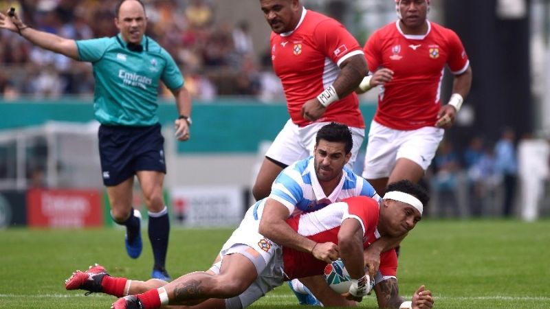 Los Pumas vencieron a Tonga en el Mundial de Japón