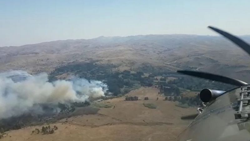 El incendio en Punilla avanza hacia otras poblaciones