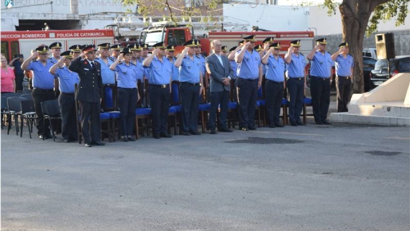 Acto por el 78º aniversario de la creación de la Dirección Bomberos