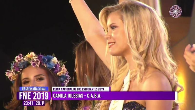 Se eligió la Reina Nacional de los Estudiantes