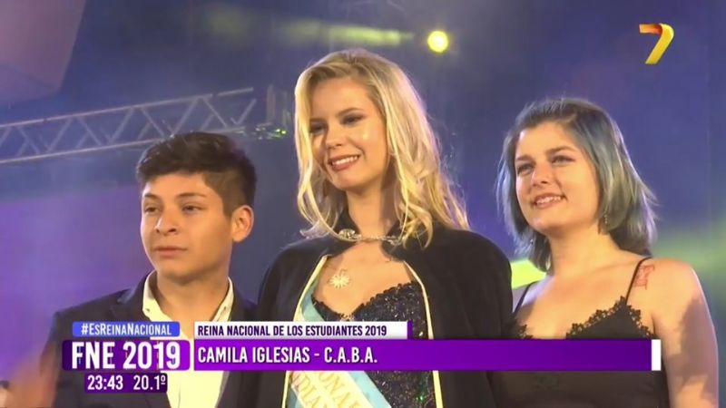 Se eligió la Reina Nacional de los Estudiantes