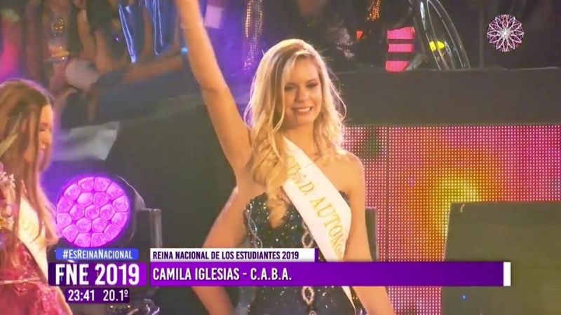 Se eligió la Reina Nacional de los Estudiantes
