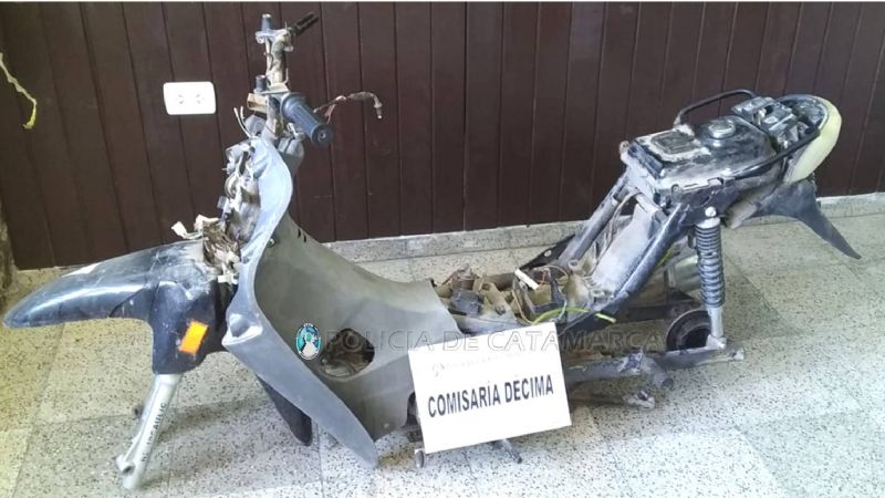 Secuestran motopartes en la zona sur de la Capital