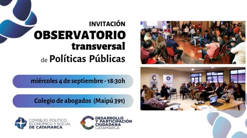 Construcción de un Observatorio transversal de políticas públicas