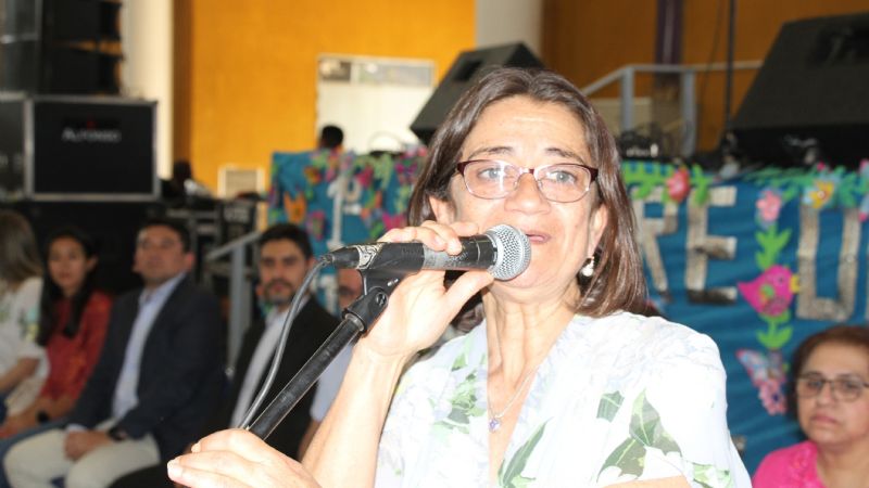 Lucía compartió con jubilados en el Día Internacional del Adultos Mayor