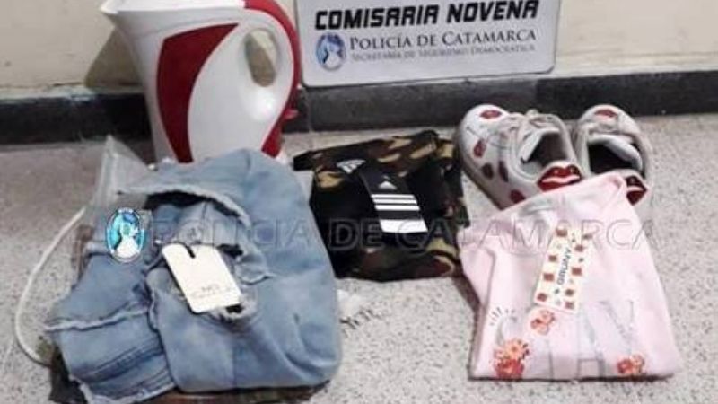 Aprehenden a un joven y recuperan elementos robados