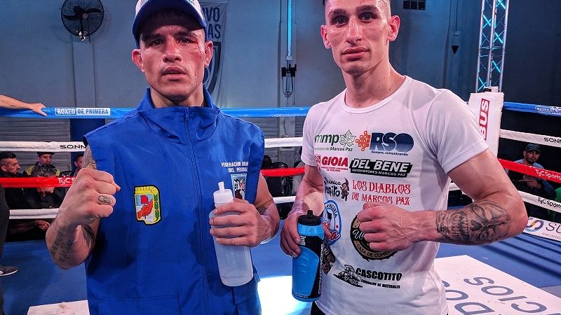 Arce y Perrín igualaron; dura caída por KO del "Martillo" Ramírez