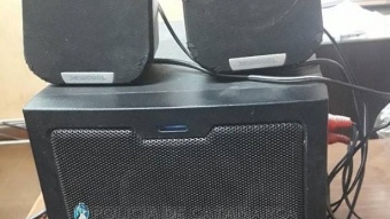 Recuperan un equipo de audio