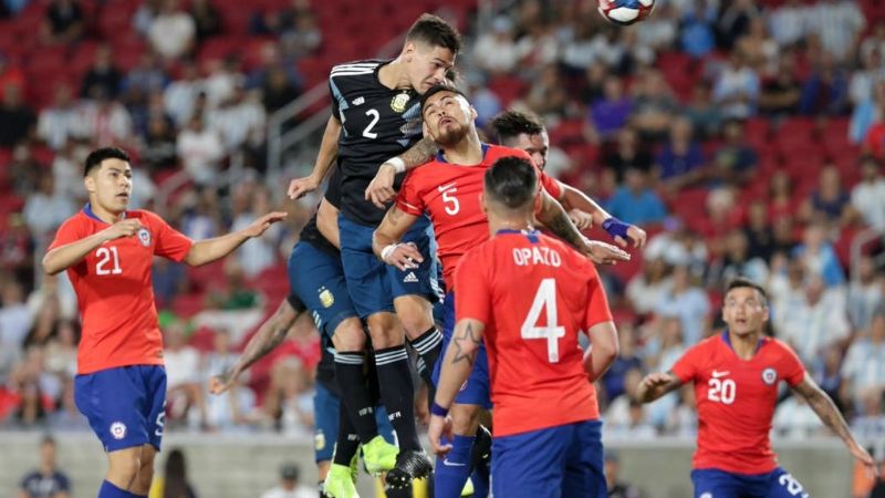 Argentina empató sin goles frente a Chile, en Los Ángeles