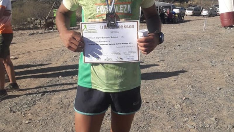 Paola Maza y Ezequiel López al Nacional de Montaña de 15 Km.