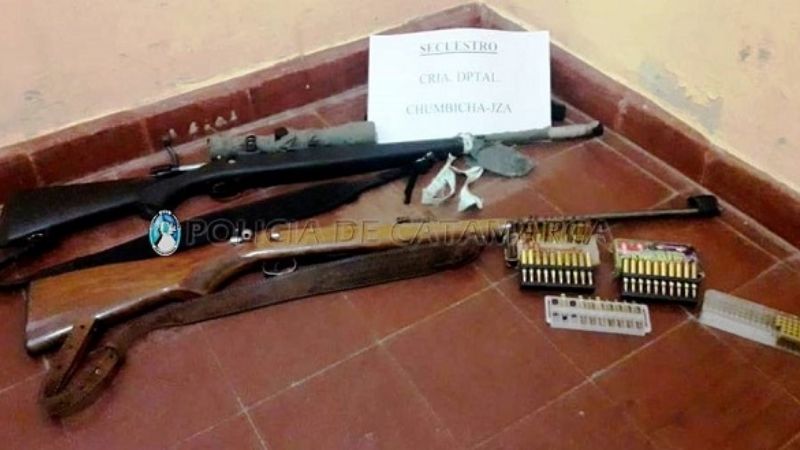 Efectuaban disparos en La Cébila