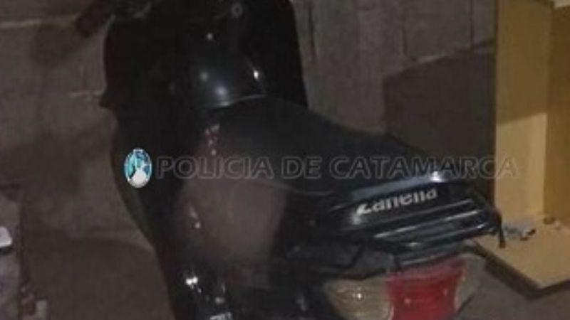 Recuperan una moto