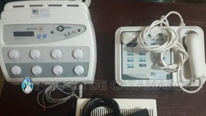 Encuentran en un descampado, elementos robados