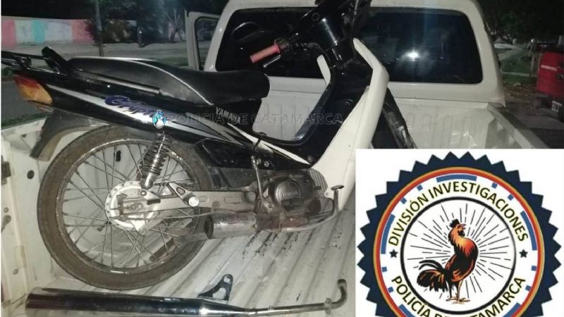 Detienen a una mujer que vendía en Facebook partes de motos robadas