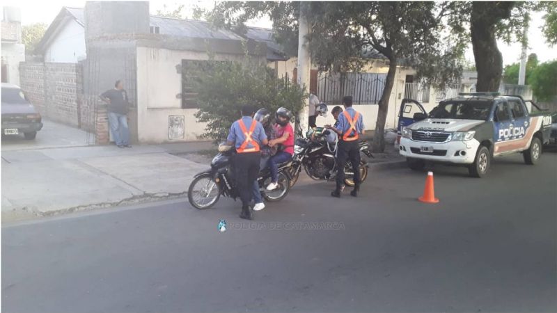 Retienen 10 vehículos en Capital y Fray Mamerto Esquiú