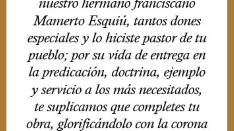 Homenajes a Fray Mamerto Esquiú en su tierra natal
