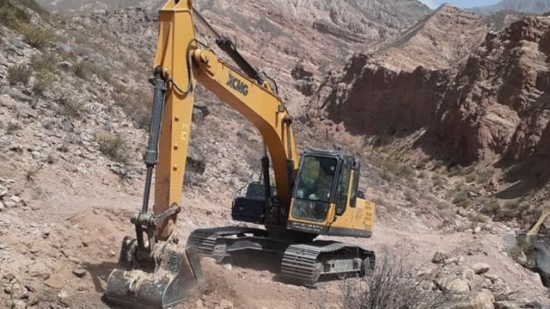 Tras la indignación, retomarán la obra del camino a El Tolar