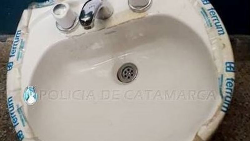 Tras registro domiciliario recuperan un sanitario