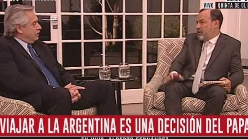 Fernández viajará a Europa a fin de mes y se verá con el Papa Francisco