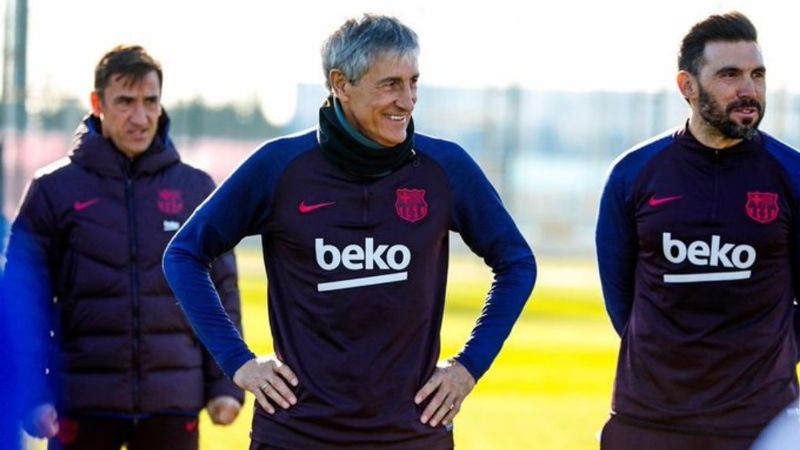 Quique Setién ya es el nuevo entrenador del Barcelona