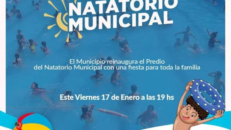 Este viernes reabre la pileta municipal de Valle Viejo
