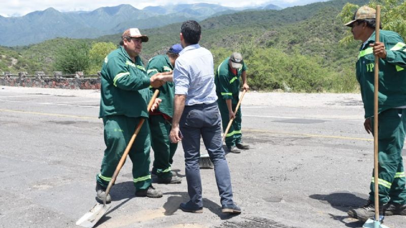 Trabajos de repavimentación