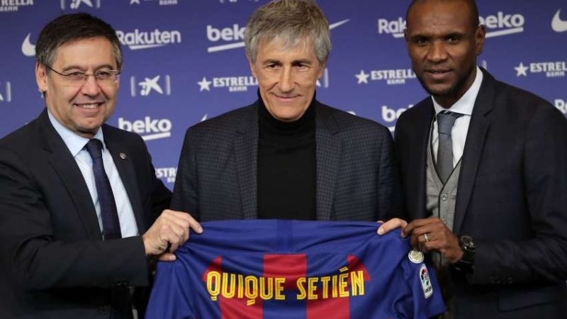 Setién llenó de elogios a Messi al llegar al Barcelona