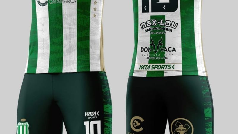 Estas serán las nuevas camisetas de San Martín del Bañado