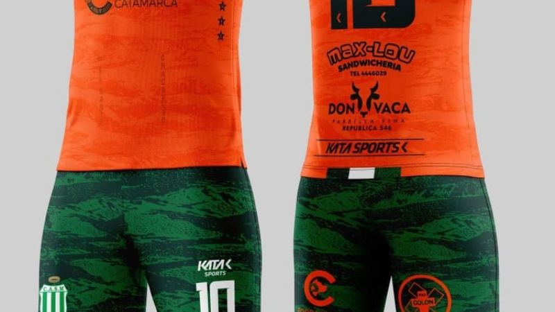 Estas serán las nuevas camisetas de San Martín del Bañado