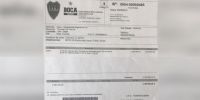 LA FACTURA DE BOCA que descubrió el escandaloso contrato.